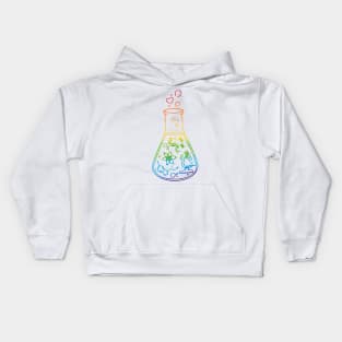 Science Glass Flask Biotech Microbiology Lab Kids Hoodie